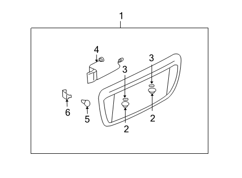 2003 Lincoln Navigator License Lamps Diagram