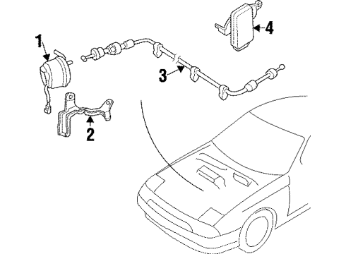 1990 Ford Probe Cruise Control System Diagram