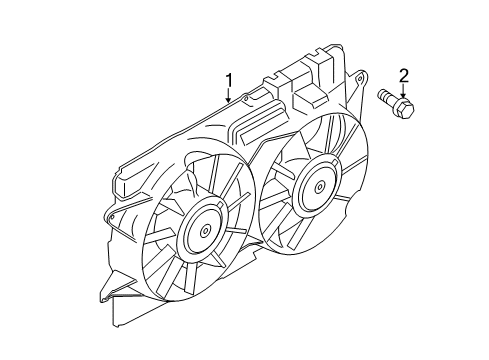 2017 Ford Mustang Cooling Fan Diagram 2 - Thumbnail