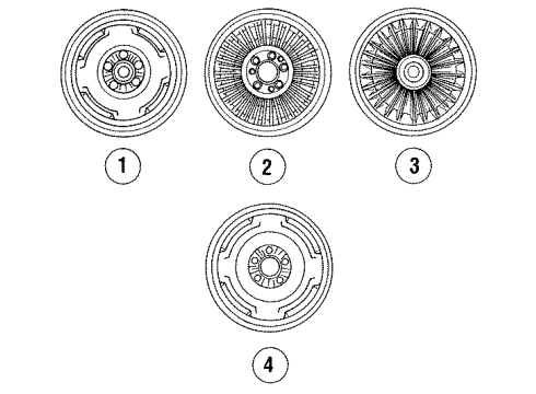 1984 Ford LTD Wheels Diagram