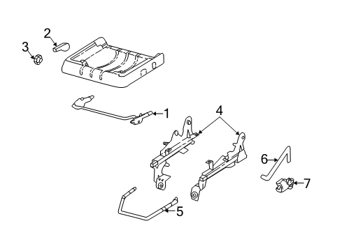 2004 Ford Ranger Tracks & Components Diagram 2 - Thumbnail