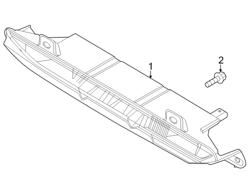 2025 Ford Mustang Backup Lamps Diagram
