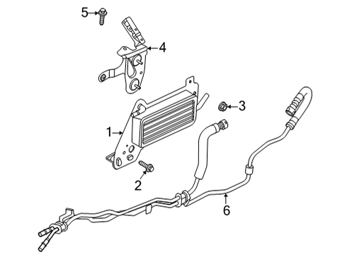 2023 Ford F-150 Oil Cooler - Transmission Diagram 2 - Thumbnail