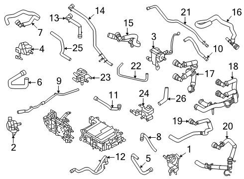 2024 Ford F-150 Lightning Water Pump Diagram