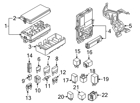 2007 Ford Mustang Fuse & Relay Diagram