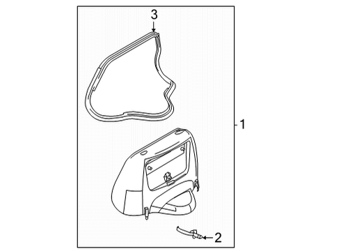 2025 Ford E-350 Super Duty Engine Cover & Components Diagram