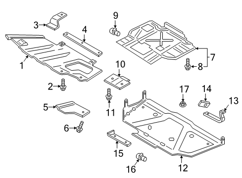 2019 Ford F-150 Bumper & Components - Front Diagram 4 - Thumbnail