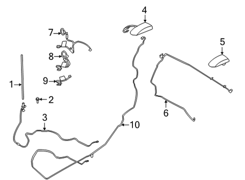2025 Ford F-150 Antenna & Radio Diagram