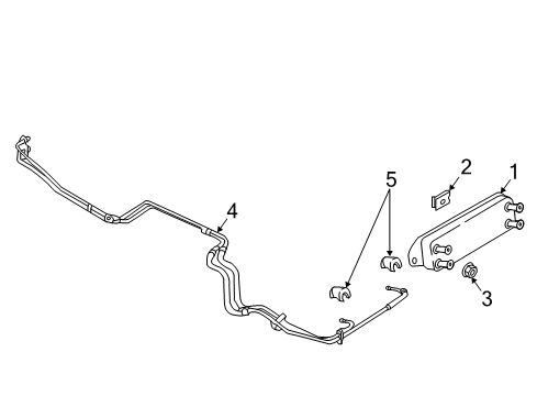 2017 Ford F-250 Super Duty Oil Cooler - Transmission Diagram 2 - Thumbnail