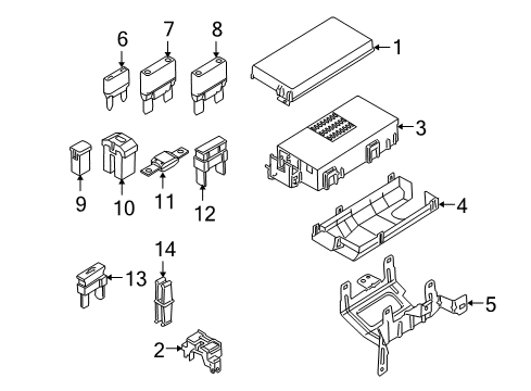 2008 Ford Explorer Sport Trac Fuse & Relay Diagram