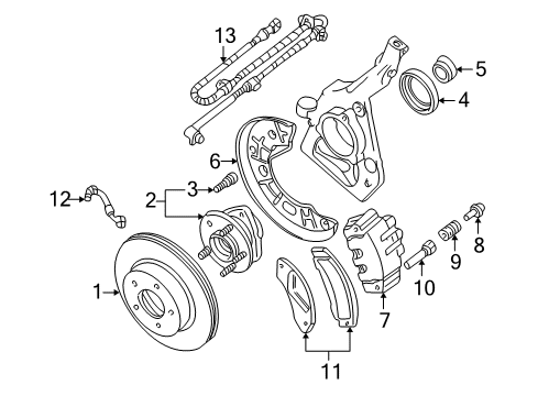 2002 Ford Explorer Sport Front Brakes Diagram