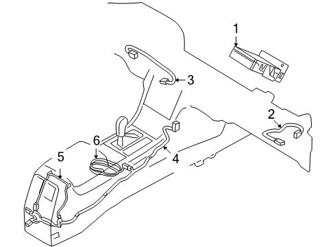2013 Lincoln MKS Electrical Components Diagram 5 - Thumbnail