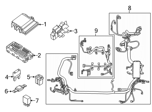 2024 Lincoln Corsair Fuse & Relay Diagram