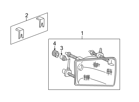 2000 Ford Excursion Bulbs Diagram