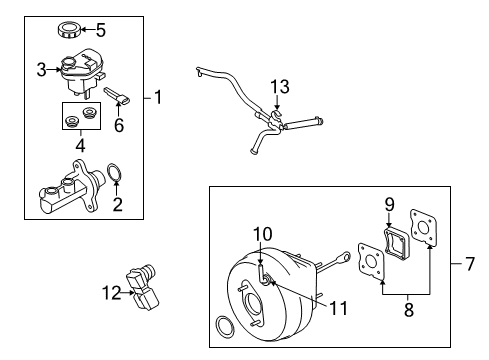 2014 Ford Special Service Police Sedan Dash Panel Components Diagram
