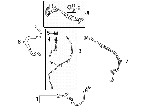 2024 Ford Transit-250 A/C Condenser, Compressor & Lines Diagram 6 - Thumbnail