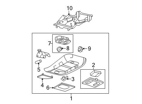 2006 Mercury Mountaineer Moonroof Diagram
