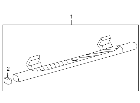 2007 Ford F-150 Running Board Diagram 2 - Thumbnail