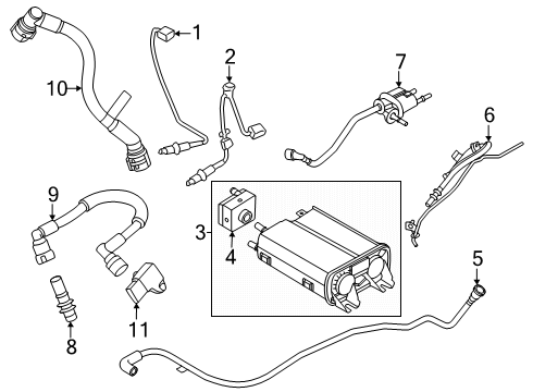 2025 Ford Ranger Emission Components Diagram 3 - Thumbnail