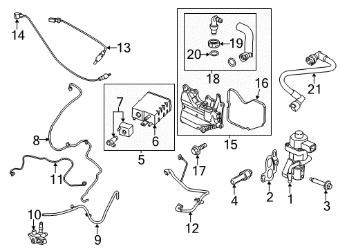 2014 Ford Transit Connect EGR System Diagram