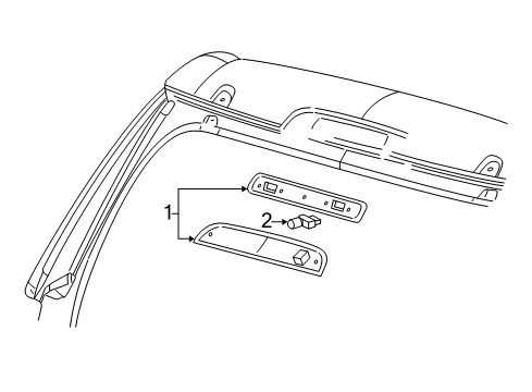 2006 Ford Freestyle High Mount Lamps Diagram