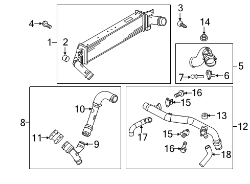 2016 Ford Explorer Intercooler - Belts Diagram 2 - Thumbnail