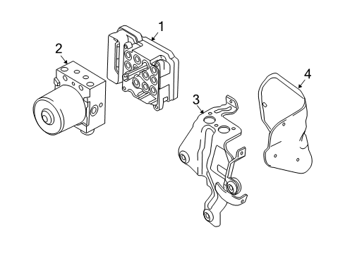 2012 Ford Escape ABS Components Diagram 2 - Thumbnail