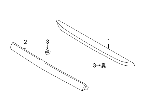 2016 Ford Mustang High Mount Lamps Diagram