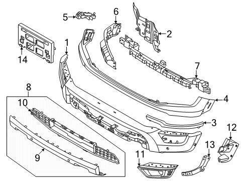 2024 Ford Ranger Bolt Diagram for -W721716-S450B