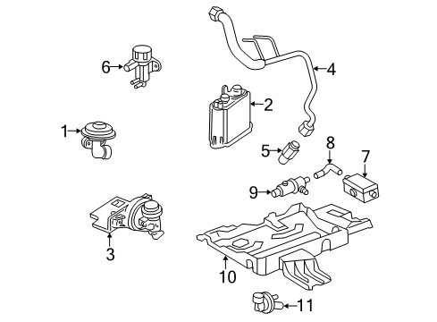 2003 Lincoln Navigator EGR System Diagram