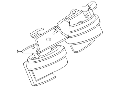 2024 Ford Maverick Horn Diagram