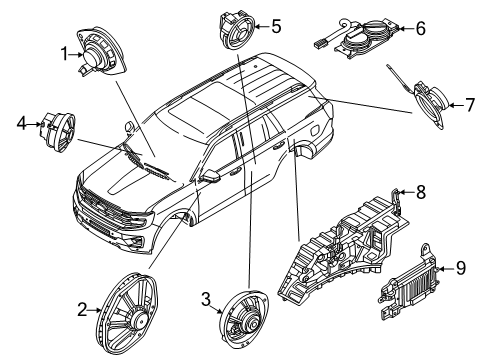 2025 Ford Expedition Sound System Diagram 2 - Thumbnail