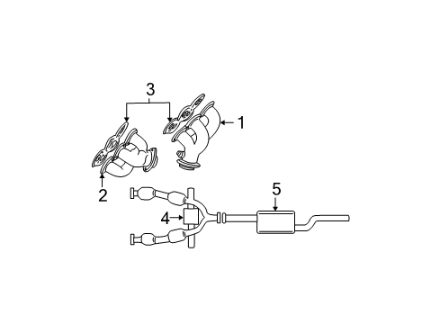 2004 Ford Mustang Exhaust Manifold Diagram 3 - Thumbnail