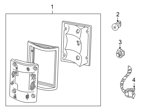 2000 Ford Excursion Combination Lamps Diagram