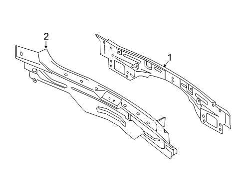 2021 Ford Edge Rear Body Diagram