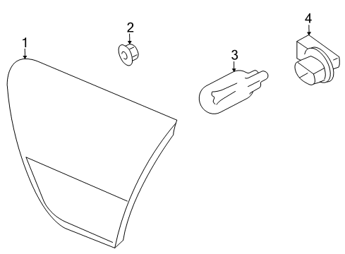 2011 Mercury Milan Bulbs Diagram 13 - Thumbnail