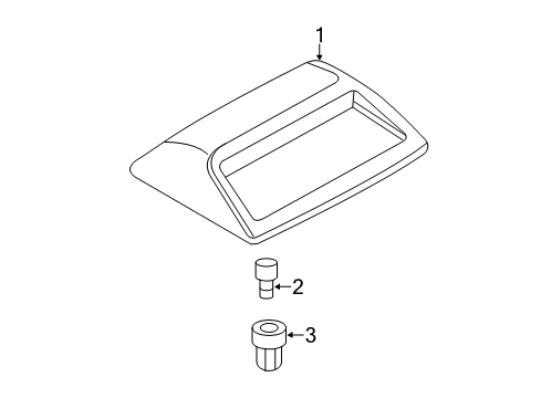 2006 Lincoln Zephyr High Mount Lamps Diagram