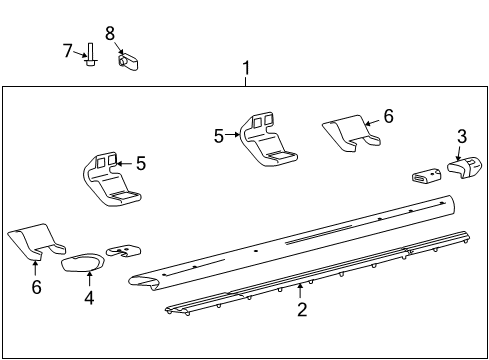 2013 Ford F-150 Running Board Diagram 6 - Thumbnail