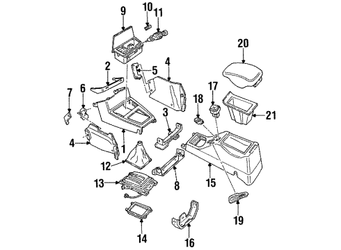 1994 Mercury Capri Switches Diagram