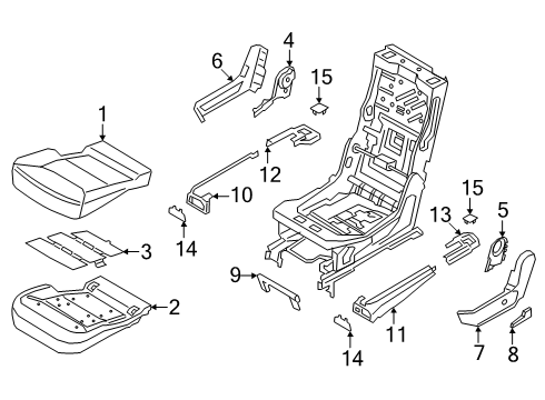 2025 Ford Explorer Second Row Seats Diagram 4 - Thumbnail