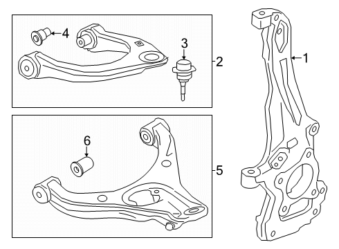 2024 Ford Ranger Front Suspension Components Diagram 2 - Thumbnail