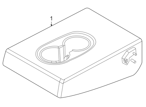 2025 Ford F-250 Super Duty Rear Seat Components Diagram 4 - Thumbnail