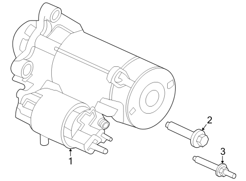2025 Ford F-250 Super Duty Starter Diagram 2 - Thumbnail