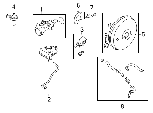 2010 Ford Focus Fluid Sensor Diagram for 8S4Z-2C251-A