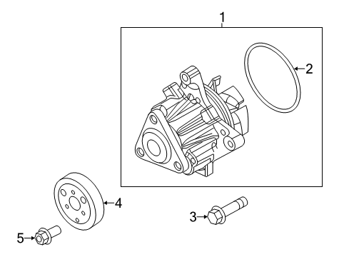 2014 Ford Special Service Police Sedan Water Pump Diagram