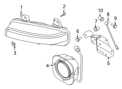 2024 Ford Police Interceptor Utility Signal Lamps Diagram
