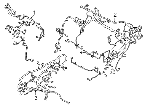2018 Lincoln Continental Engine Harness Diagram for GU5Z-12A581-SE