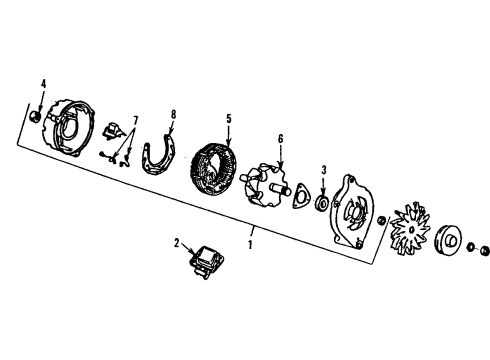 1986 Ford Mustang Alternator Diagram