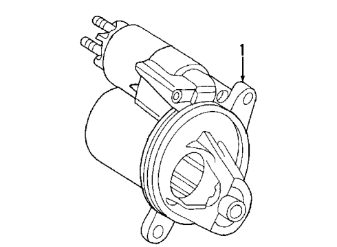 2004 Mercury Mountaineer Starter Diagram 3 - Thumbnail
