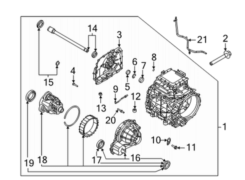 2022 Ford Mustang Mach-E Traction Motor Components Diagram 2 - Thumbnail